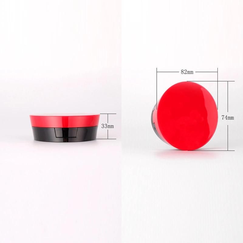 Factory Supply Luxury Red Color Round Bb Cream Case Air Cushion Case Foundation Case