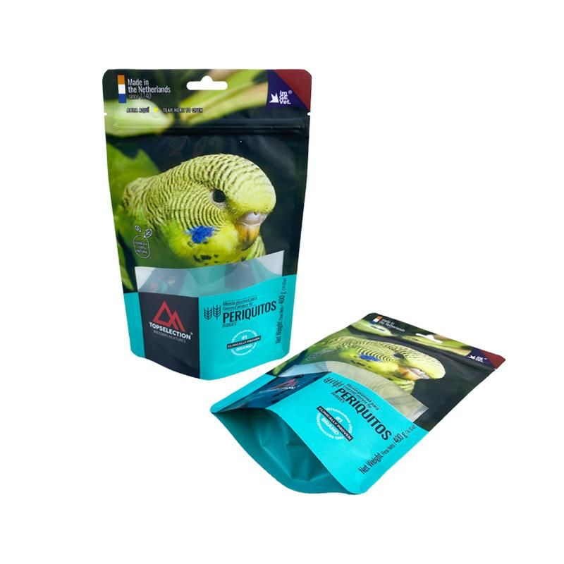 Bird Food Treat Reusable Packaging Pouch