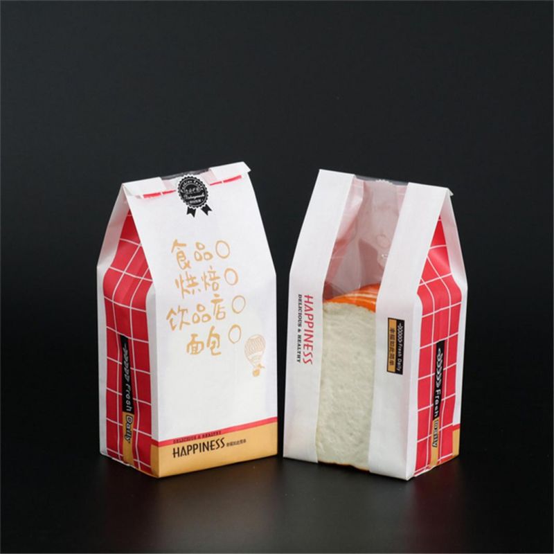 Oil Proof Packaging Greaseproof Kraft Paper Bags