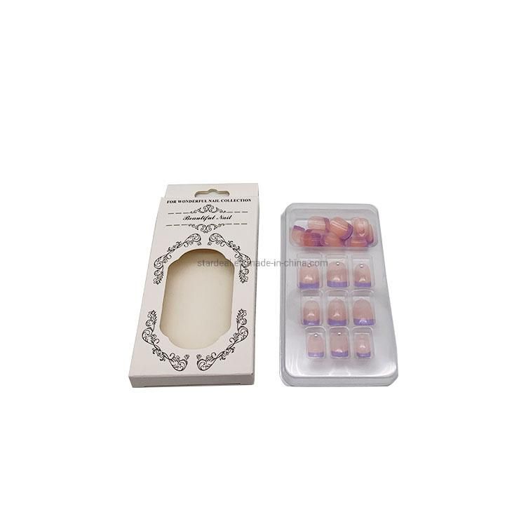 Customized Cosmetic Pet False Nail Insert Blister Tray