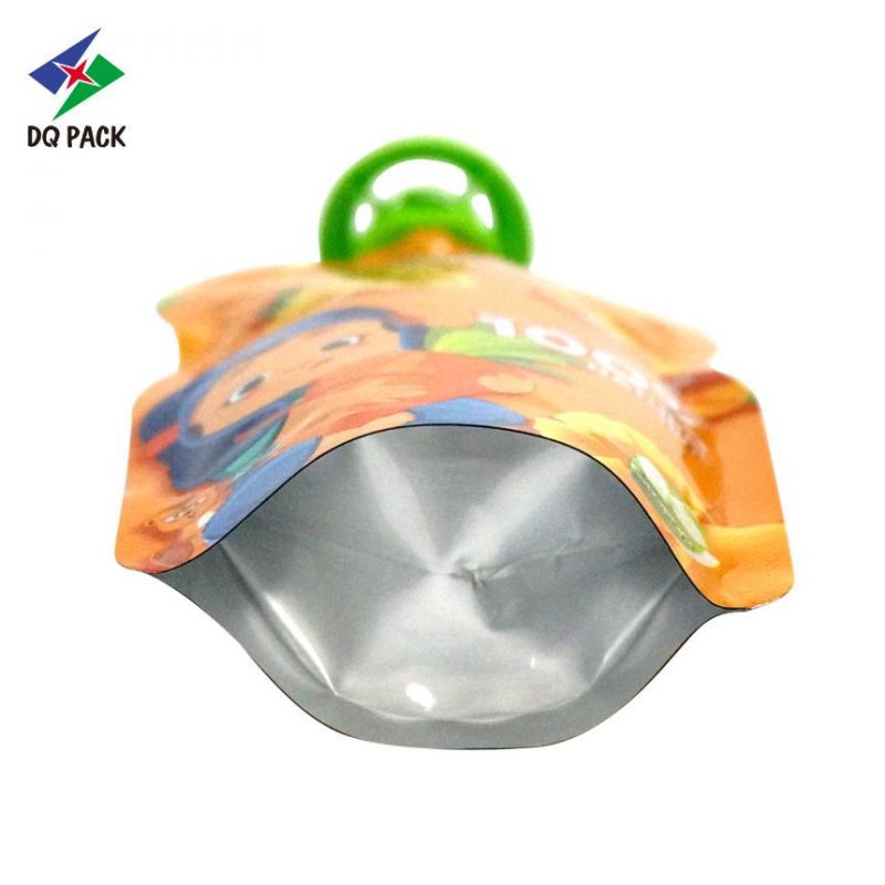 High Temperture 121 Degree Good Quality Flexible Packaging Juice Stand up Pouch with Spout