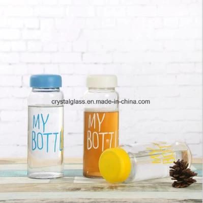 450cc Wide Mouth Glass Water Bottle 500ml My Bottle