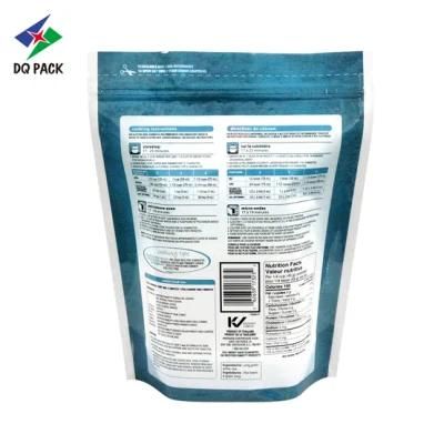 Dq Pack Custom Printed Mylar Bag Custom Logo Packaging Bag Stand up Pouch with Zipper for Rice Packaging