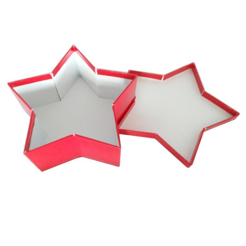 Red Five-Pointed Star Custom Logo Printed Packaging Box