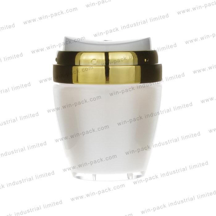 Custom Design 30g 50g Cosmetic Packaging Empty Face Cream Airless Acrylic Jar