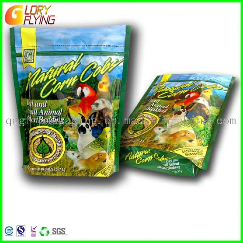 Plastic Pet Food Packaging Bags with Sides Gusset/Organ Bag