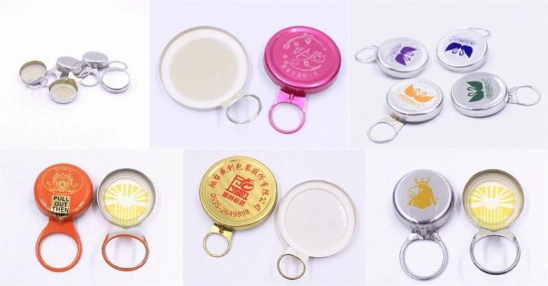 26mm Beer Bottle Metal Aluminum Easy Open Pull Ring Caps