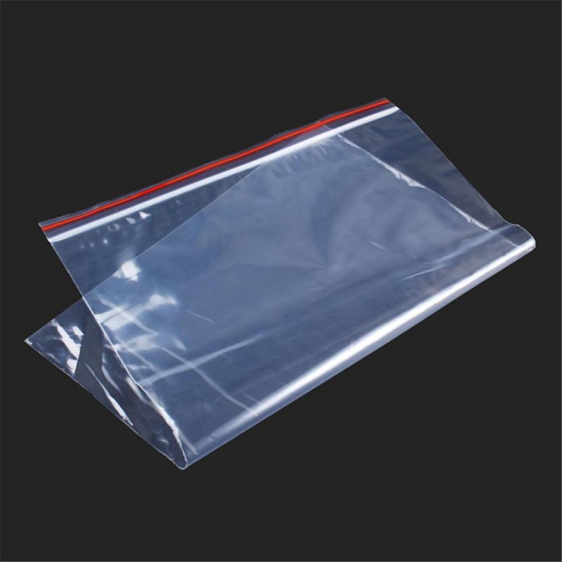 Plastic Zipper Reusable Clear Bags