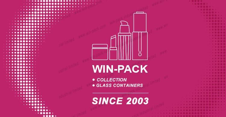 Winpack Popular Product Empty 50ml Glass Cosmetic Cream Jar with Shiny Silver Cap Wholesale