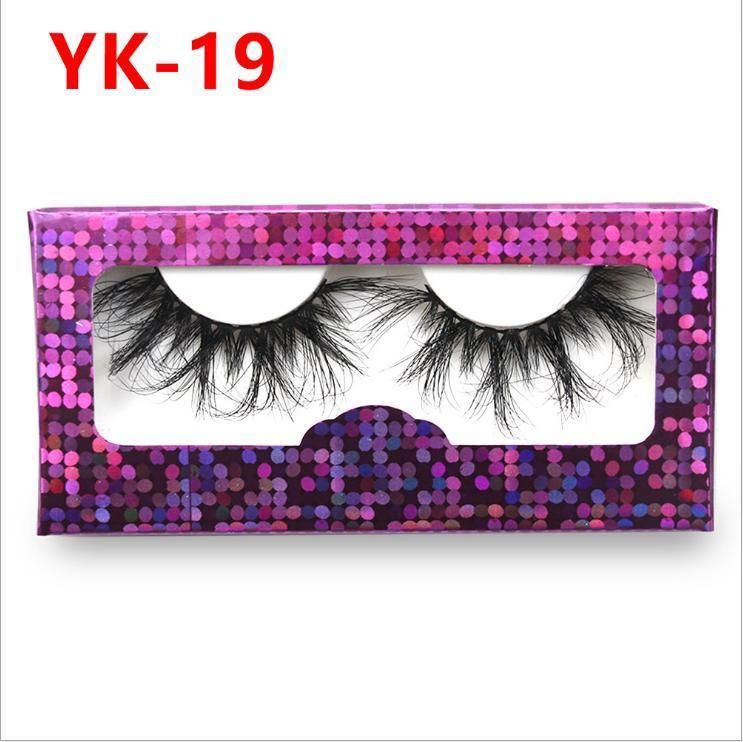 Custom Printed False Eyelashes Packaging Box Spot Wholesale Variety of False Eyelashes Box Optional Open Window Eyelashes Paper Gift Box