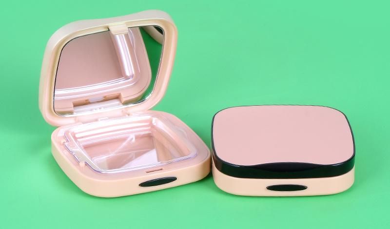 Customized 10g Press Powder Case Empty Compact Case with Mirror for Cosmetic Packaging