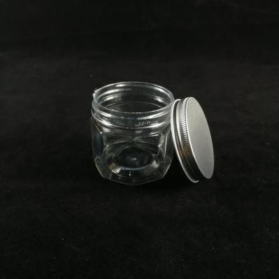 Pet Plastic Food Jar with Aluminum Cap