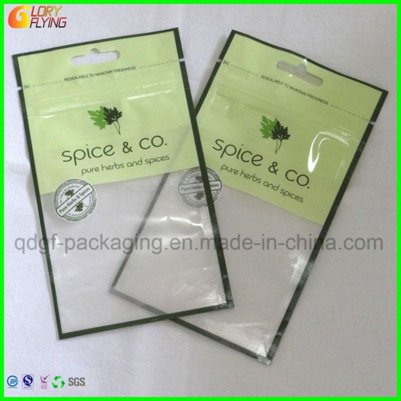 Spice Packaging Printing Films on Roll/Plastic Zipper Bags