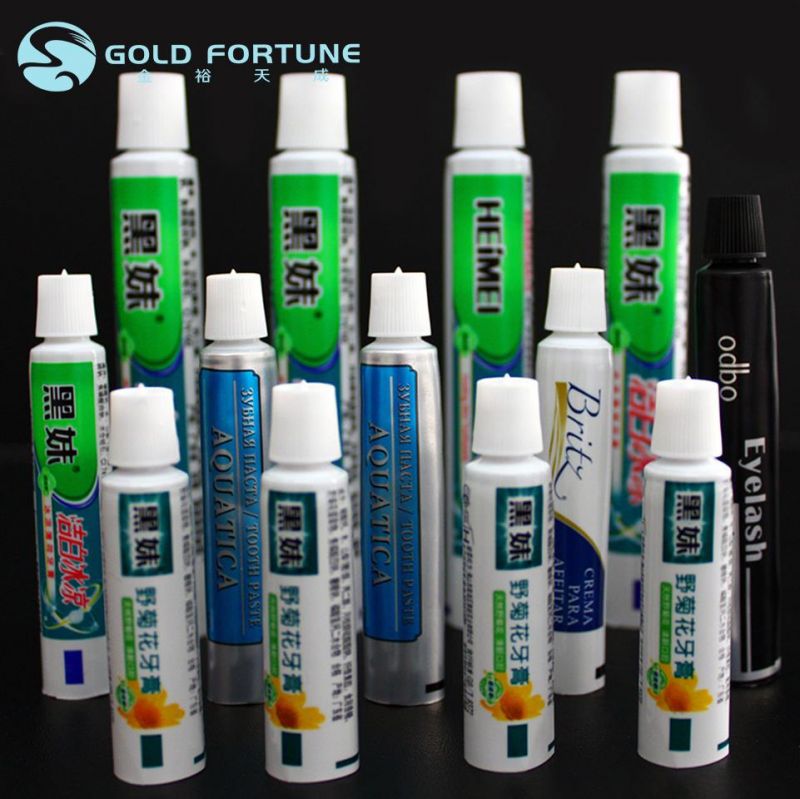 Customized Empty Ointment Aluminum Packaging Squeeze Tube