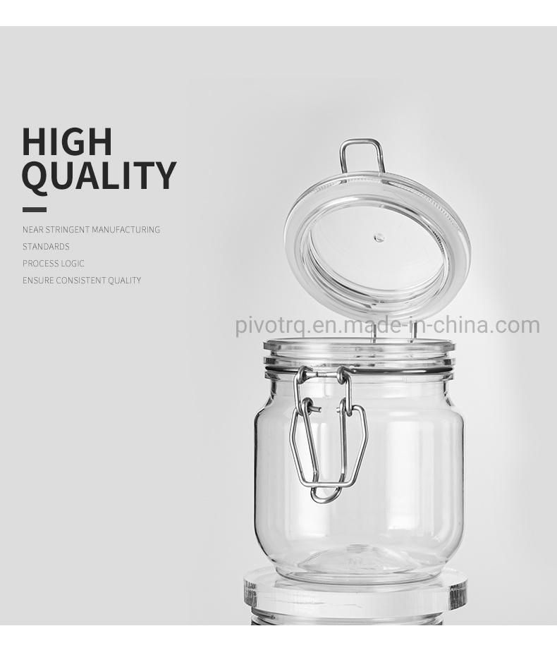 250g Pet Honey Bottle with Steel Wire Clasp Handle for Honey Packing