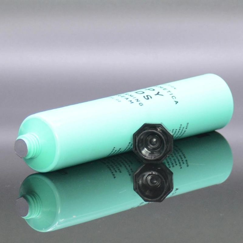 Aluminum Plastic Empty Hand Cream Tube Container with Octagon Cap