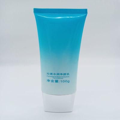 Cosmetic Cream Packaging Hand Cream Tube with Sliver Screw Cover