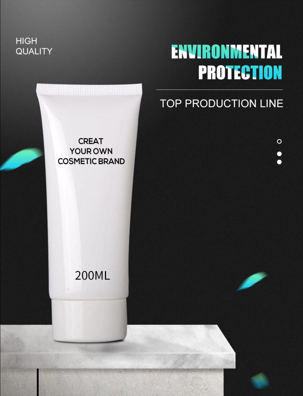 Round Cosmetic Plastic Tube for Body Lotion, Squeeze Cosmetics Packaging Food Packaging