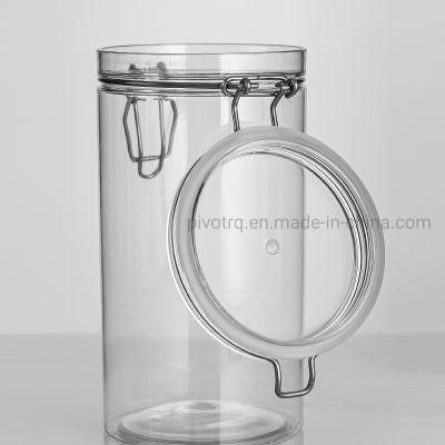1250g 44oz Pet Round Plastic Honey Storage Bottle for Honey Food Sealing