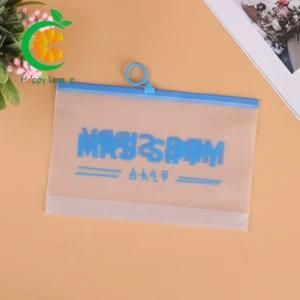 Fashion Waterproof Unicorn Frosted Customized Logo Transparent Clear PVC Ziplock Cosmetic Makeup Bags