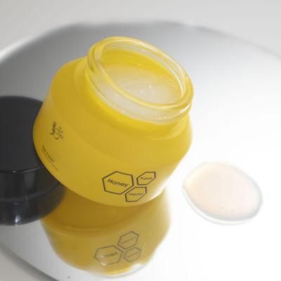 Fomalhaut Cosmetic Cream Packaging Glass Jar with Black Screw Lid
