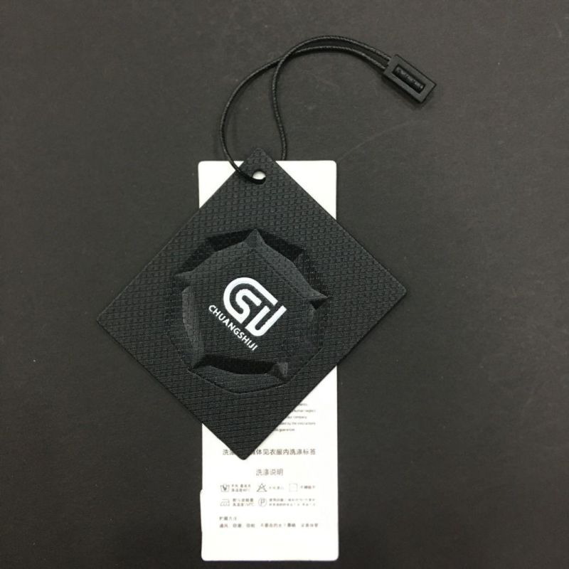 Custom High Quality Printed Label for Garment Hangtag Hanging Lbael