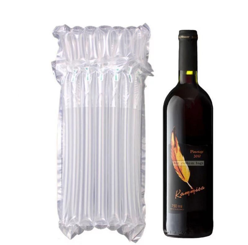 Plastic Wine Bottle Safety Damped Inflatable Bubble Bag