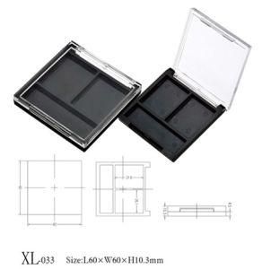 Luxury Makeup Packaging Square Magnetic Matte Eyeshadow Box Packaging for Makeup