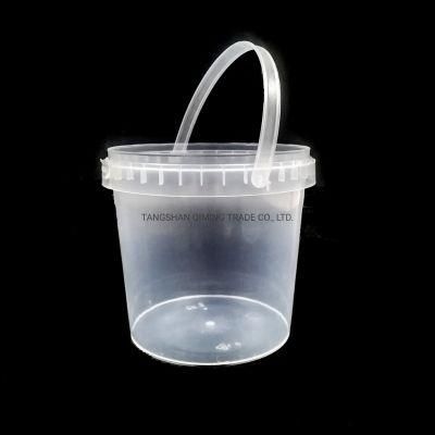 Wholesale Durable 5 Gallon Plastic Pails 20L Clear Plastic Buckets with Lids