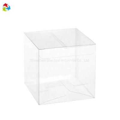 Gift Display Small Folding Clear Plastic Boxes