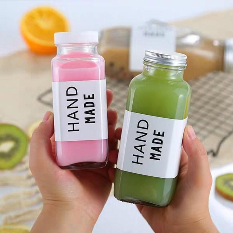 250ml / 350ml / 500ml Glass Empty Juice Bottle Milk Beverage Bottle Glass Bottle