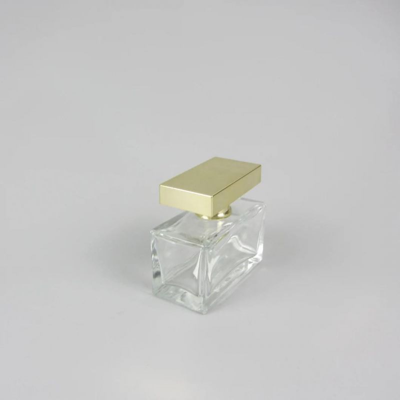 Colored Glass Perfume Bottle 100ml Square Glass Bottle