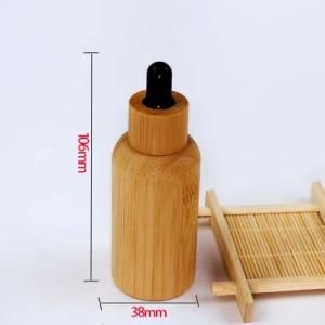 China New Design Cosmetic Bottles with Full Bamboo Coating