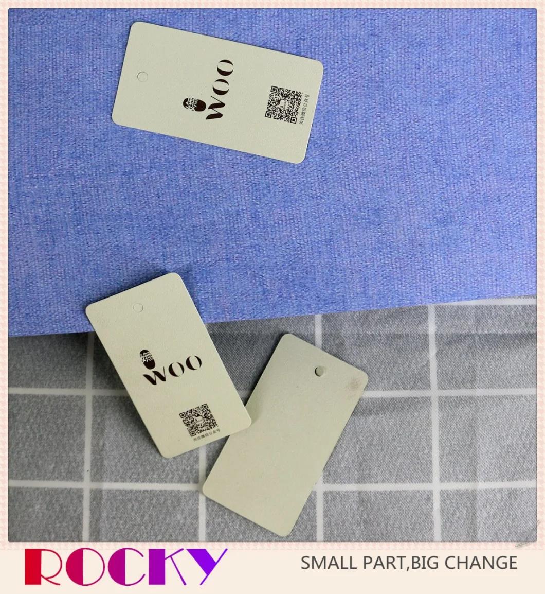 Paper Printing Logo Tag Eco Friendly Custom Size Label Hangtag for Cloth