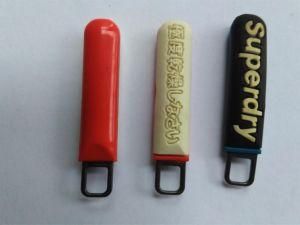 High Quality Plastic Promotional 3D PVC Zipper Puller (ZP-102)