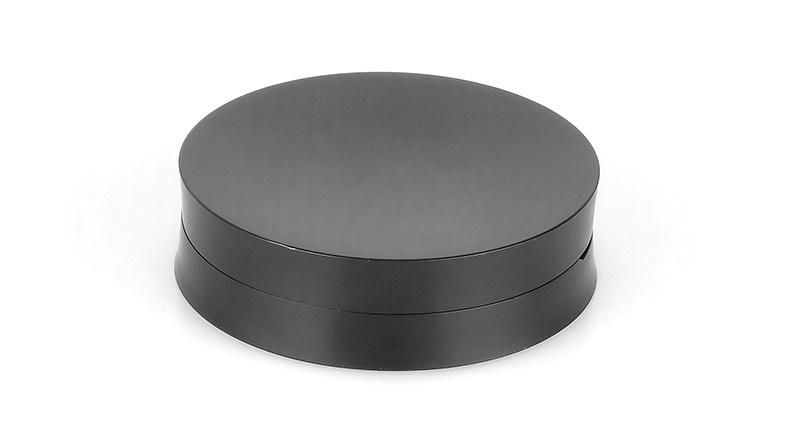 2020 Wholesale Hot Selling Products Black Cosmetic Plastic Round Empty Pressed Compact Powder Case Container Packaging