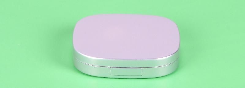 Wholesale OEM 2 Color Makeup Custom Pressed Powder Compact Case Compact Powder Empty Case