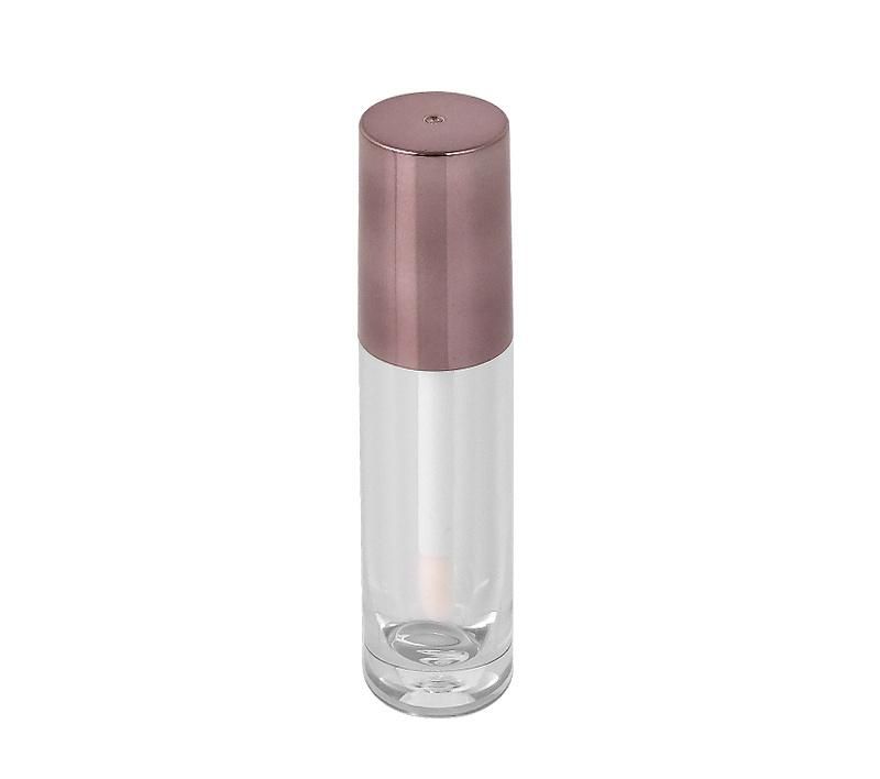 New Arrival 2.8ml Clear Lip Gloss Tube Brown Top Lip Gloss Packaging Custom Packaging Brown Top Lip Gloss Tubes