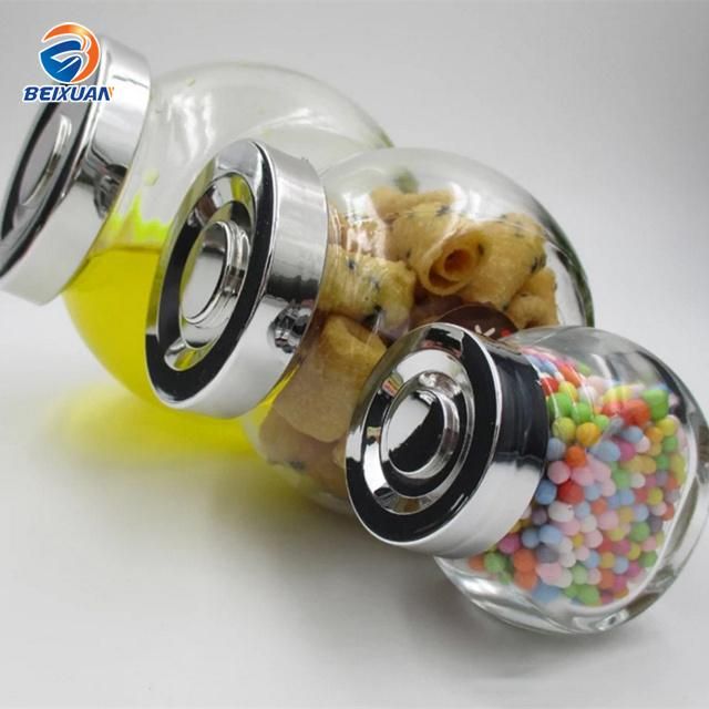 380ml Hot Sale High Quality Storage Flat Drum Glass Jar Spice Jar