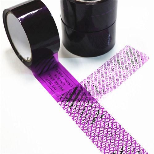 50mm*50m Custom Personalised Logo Anti Theft Security Seal Tape Warranty Void If Removed