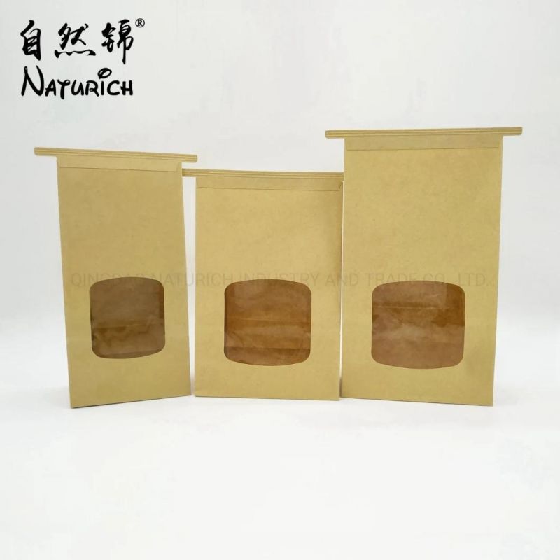 White Paper Bag Brown Kraft Bag Food Packing Bag