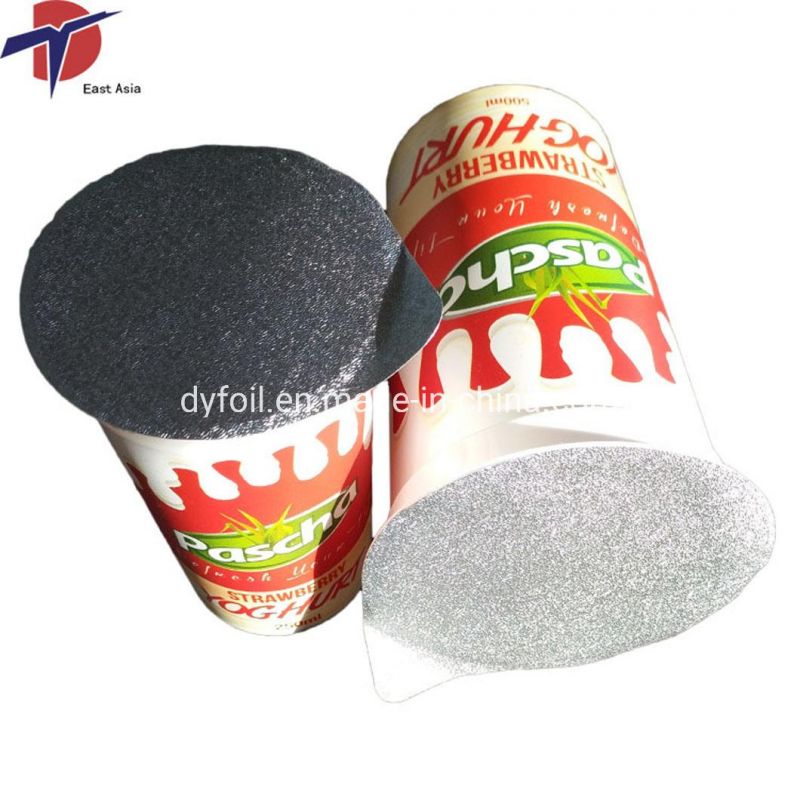 Embossed Die Cut Aluminium Lids for Dairy Cup Sealing