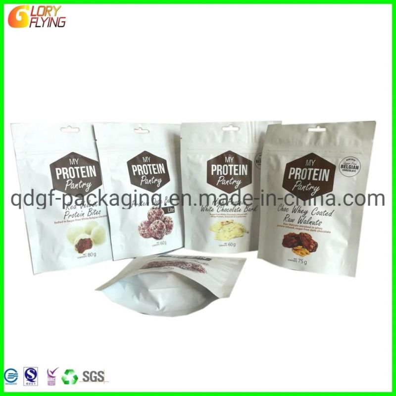 Plastic Zipper Pouch Food Packaging Stand up Bag Factory