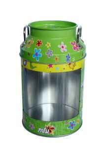 Fancy Tin Tea Box with Big Window--Nc2840