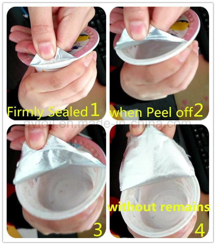 Aluminum Foil Yogurt Cups Sealing Lids