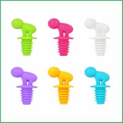 Factory Customized High Quality Silicone Wine Bottle Stopper for Gift