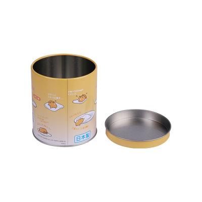 Hot Sale Round Tin with Colorful Pet Window Custom Cookies Tin Box