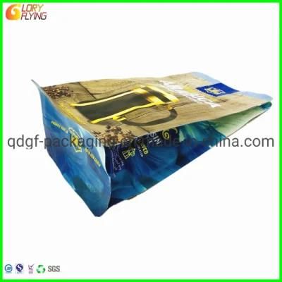 Matte Finished Plastic Paper Bag for Packing Coffee/Flat-Bottom Packaging Bag