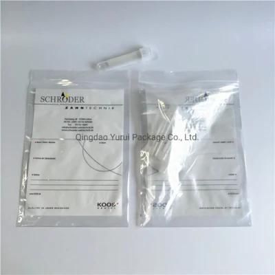 6X9cm 50mcn Bio Plastic Zip Disposal Biohazard Specimen Transport Kangaroo Bags