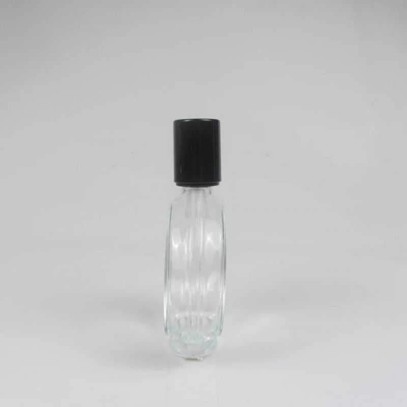 China Wholesale Logo Custom Round Cylinder Perfume Glass Bottle